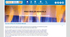 Desktop Screenshot of freeboilermanuals.com